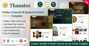Thanatoz - Funeral, Burial & Janaza Services HTML Template by vecuro_themes