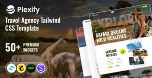 Plexify - Tour & Travel Agency Tailwind CSS Template by DexignZone