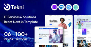 Tekni – IT Solutions & Services React Next.js Template by validthemes