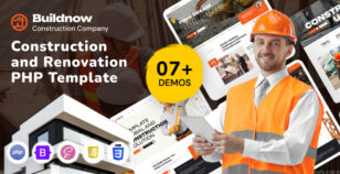 Buildnow - Construction & Building Php Template by wowtheme7