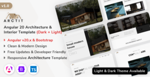 Arctit - Angular 21 Architecture & Interior Template by ShreeThemes