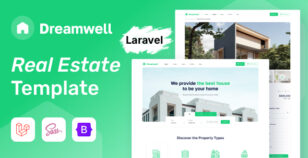 Dreamwell – Real Estate Laravel Template by embexel