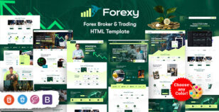Forexy - Forex Broker & Trading HTML Template by KodeSolution
