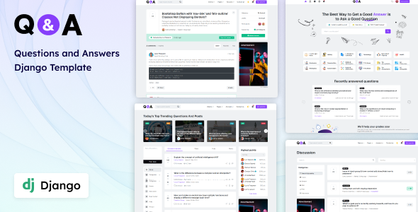 Q&A - Django Questions and Answers Template by Stackbros