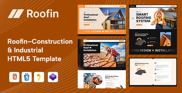 Roofin – Roofing Services Company HTML5 Template by RefreshSquare