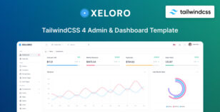Xeloro - TailwindCSS 4 Admin & Dashboard Template by MyraStudio