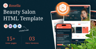 Rosella - Beauty Salon HTML Template by siddhiinfosoft