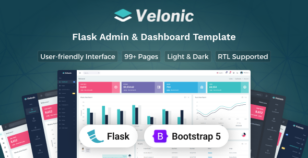 Velonic - Flask Admin & Dashboard Template by Techzaa