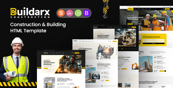Buildarx - Construction & Building HTML Template by themeadapt