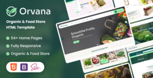 Orvana | Organic & Food Store HTML5 Template by themesflat