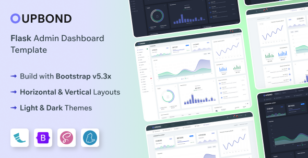 Upbond - Flask Admin & Dashboard Template by themesdesign