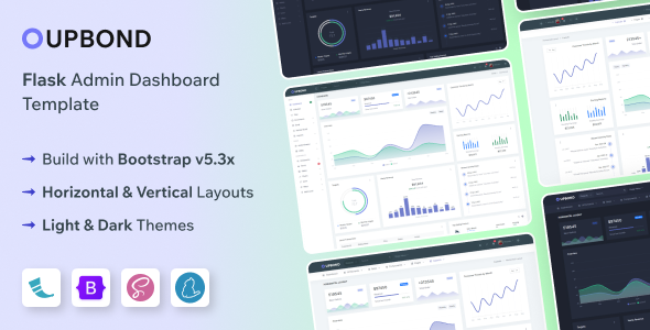 Upbond - Flask Admin & Dashboard Template by themesdesign