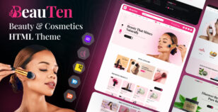 Beauten – Beauty Cosmetic & Skincare HTML Template by themewolfs