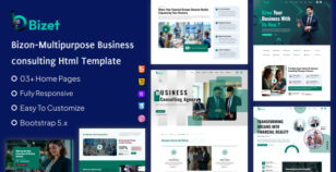Bizet - Multipurpose Business Consulting HTML Template by CamionThemes