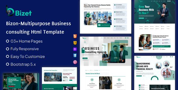Bizet - Multipurpose Business Consulting HTML Template by CamionThemes