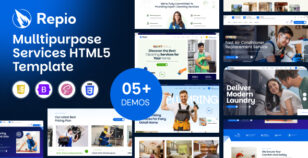 Repio – Handyman & Plumber Multipurpose Repairing Service HTML Template by wowtheme7