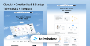 Cloudkit – Creative SaaS & Startup Tailwind CSS 4 Template by Unifato