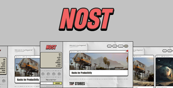 Nost - Creative Blog HTML Template by max-themes