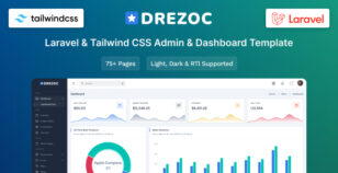 Drezoc - Laravel & Tailwind Admin Template by MyraStudio