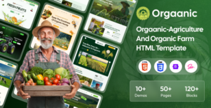Orgaanic - Agriculture And Organic Farm HTML Template by VikingLab