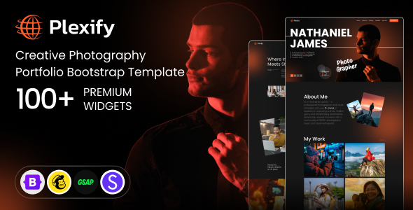 Plexify - Photography Portfolio Bootstrap Template by DexignZone