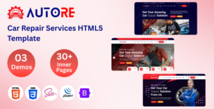 Autore - Car Repair Services HTML5 Template by LunarTemp