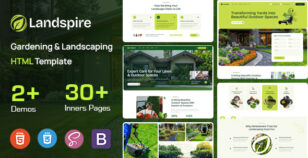 Landspire - Gardening and Landscaping HTML Template by ThemeMascot