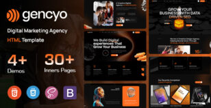 Gencyo - Digital Marketing Agency HTML Template by KodeSolution