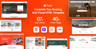 Turie – Travel & Tour Booking HTML Template by Theme_Pure