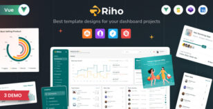 Riho - Vue JS Admin Dashboard Template by PixelStrap