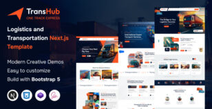 TransHub - Transport & Logistics React Next.js Template by theme-village