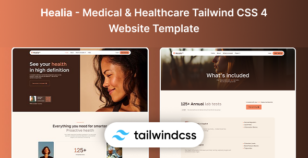 Healia - Medical & Healthcare Tailwind CSS 4 Website Template by Unifato