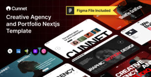 Cunnet - Creative Agency & Portfolio  Nextjs Template by Theme_Pure