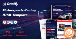 Racify - Motorsports Racing HTML Template by siddhiinfosoft