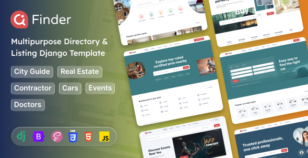 Finder - Django Multipurpose Directory & Listing Template by coderthemes
