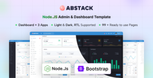 Abstack - Node.js Admin & Dashboard Template by coderthemes