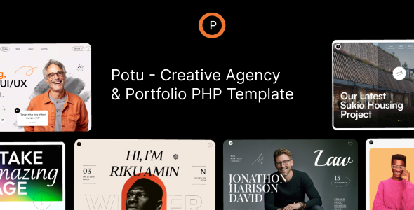 Potu - Creative Agency & Portfolio PHP Template by template_path