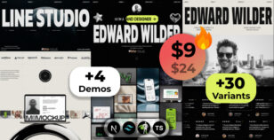 Linefolio - Creative Portfolio & Studio Next.js Template by Artza