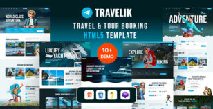 Travelik – Travel Booking & Tour Agency HTML5 Template by Dreamit-Solution