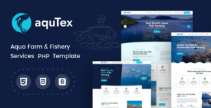 Aqutex - Aqua Farm & Fishery Services PHP Template by templatecore