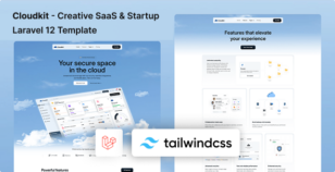 Cloudkit - Creative SaaS & Startup Laravel 12 Template by Unifato
