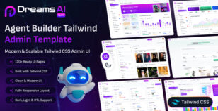 Dreams AI Agent - Agent Builder Tailwind Admin Template by dreamstechnologies