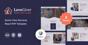 Lovegiver - Senior Care PHP Template by template_path