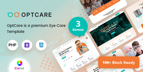 Optcare - Eye Care PHP Template by template_path