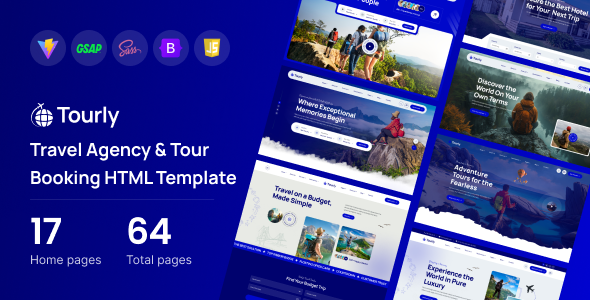 Tourly - Tour & Travel Booking HTML Template by nano_theme