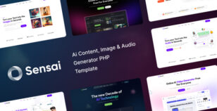 Sensai - AI Generator PHP Template by template_path