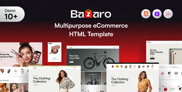 Bazaro - Multipurpose eCommerce HTML Template by AQLOVA