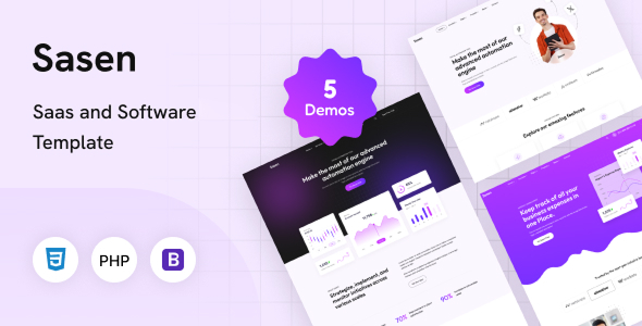 Sasen - Saas and Software PHP Template by template_path