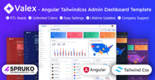 Valex - Tailwind CSS Angular Admin Dashboard Template by SPRUKO