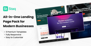 STAQ – Landing Page Bundle by ajay138